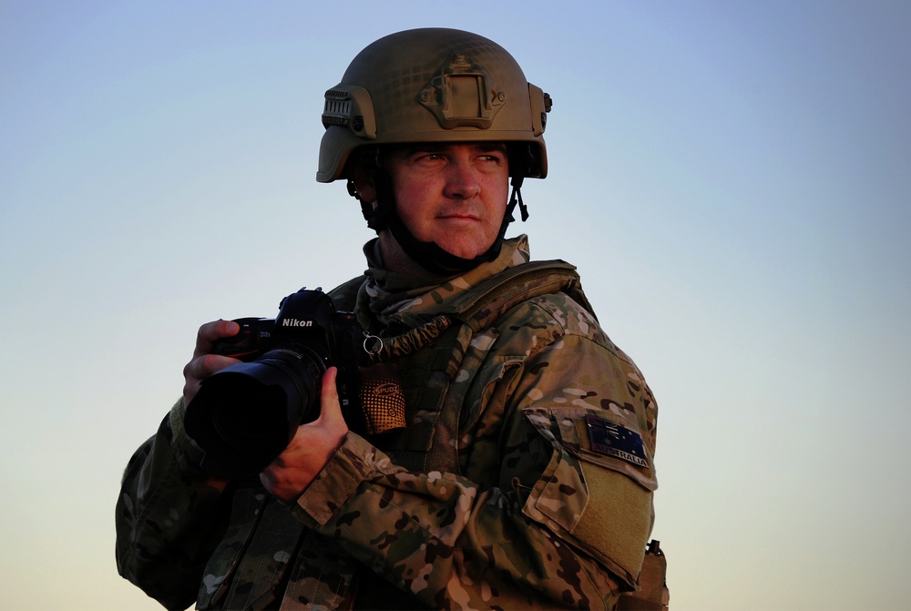 Australian army combat photographer