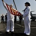 USS Carl Vinson sailors shift colors
