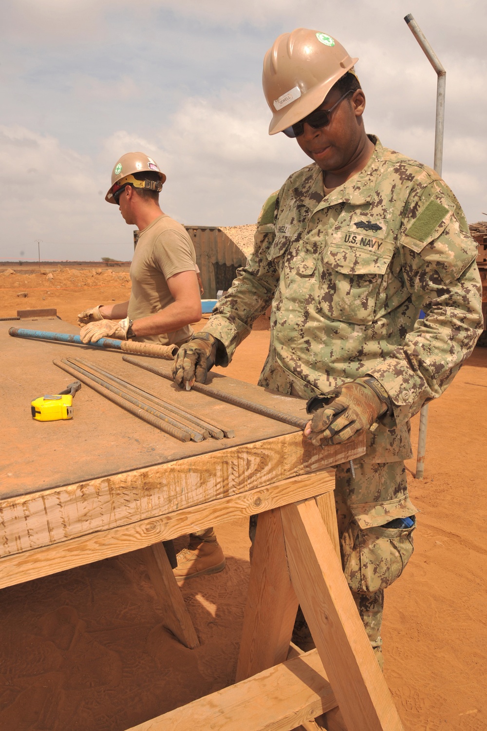 Seabees' Ali Oune health clinic project