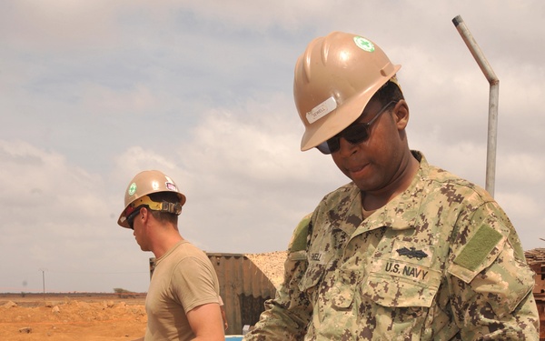 Seabees' Ali Oune health clinic project