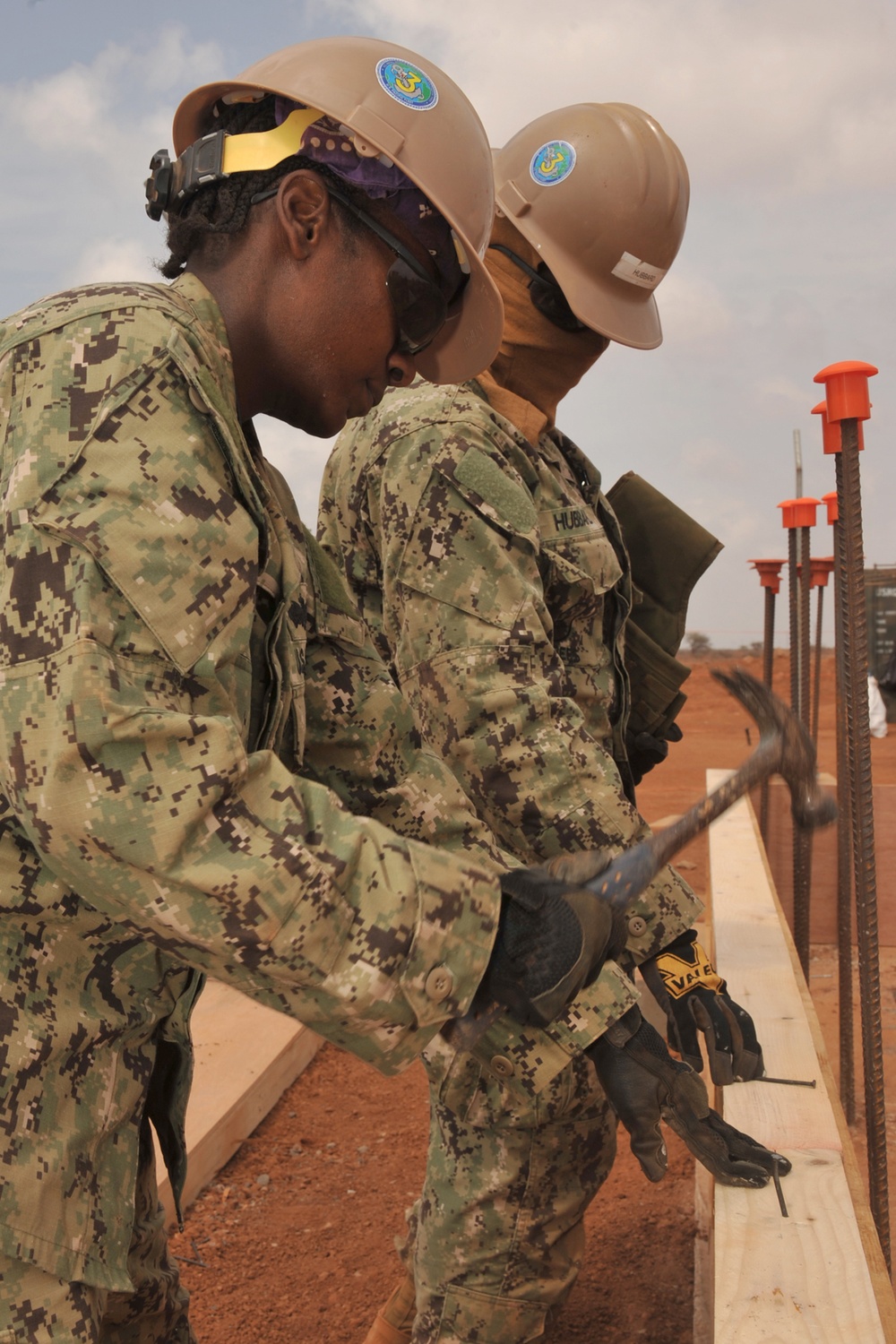 Seabees' Ali Oune health clinic project
