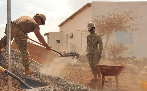 Seabees' Ali Oune health clinic project