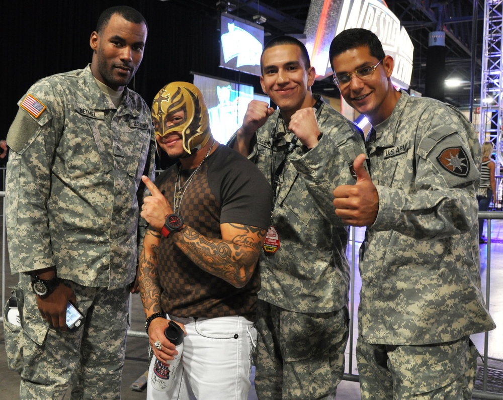 National Guard tag teams with WWE for WrestleMania in Miami