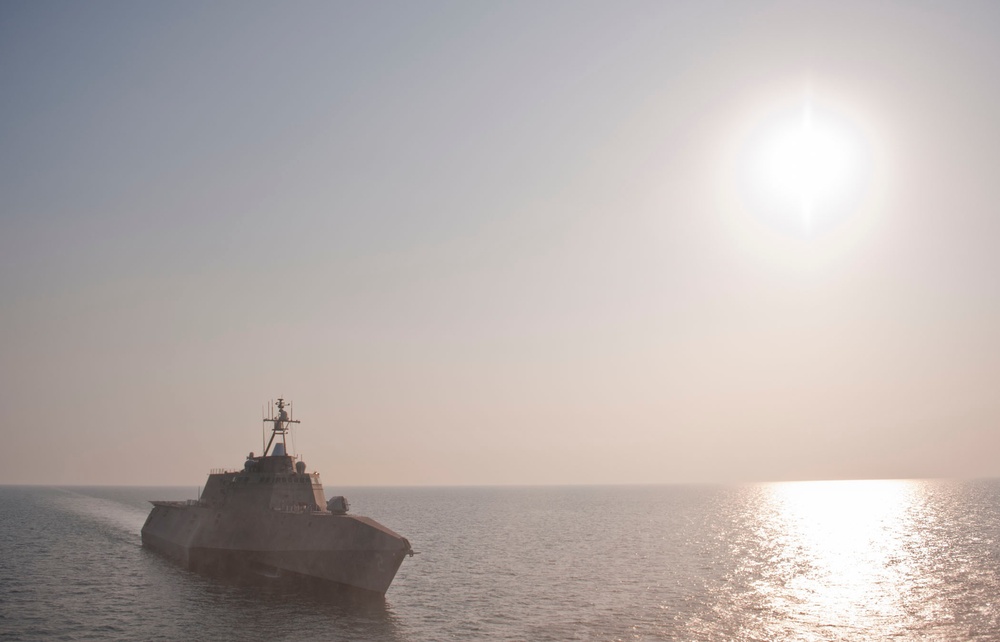 Independence departs for San Diego