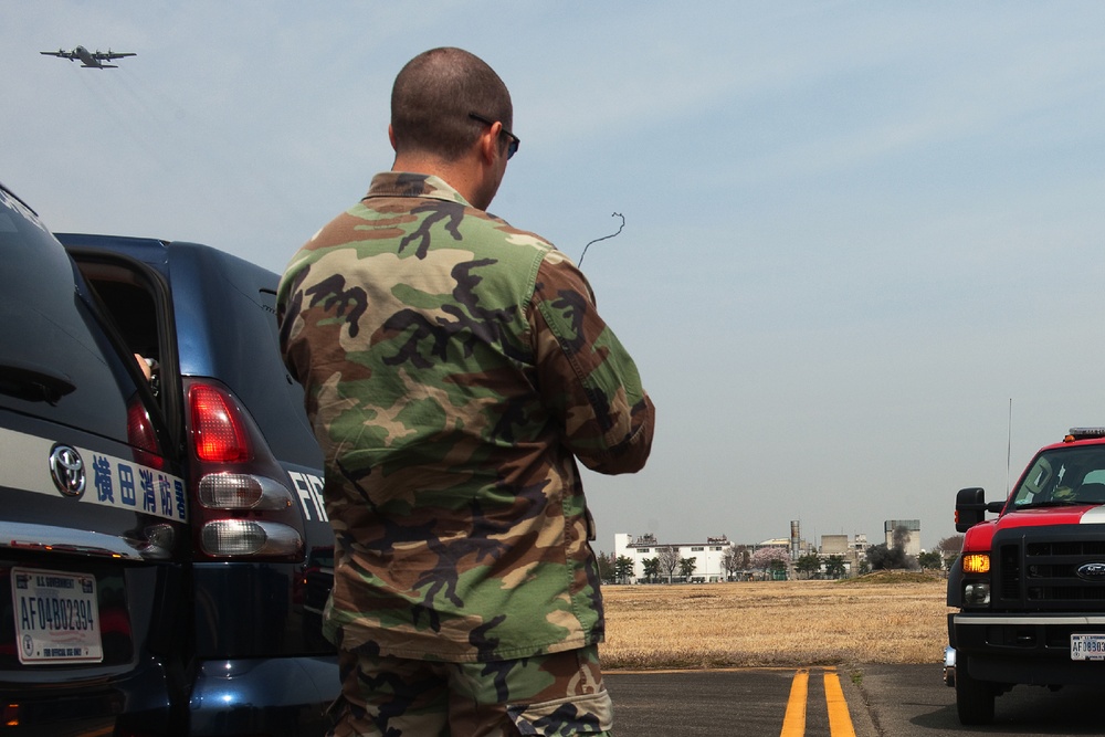 Yokota responds to unexploded ordnance