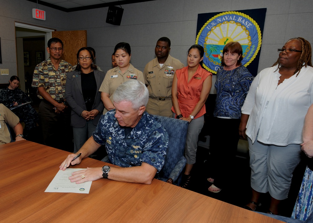 Proclamation signed in Santa Rita