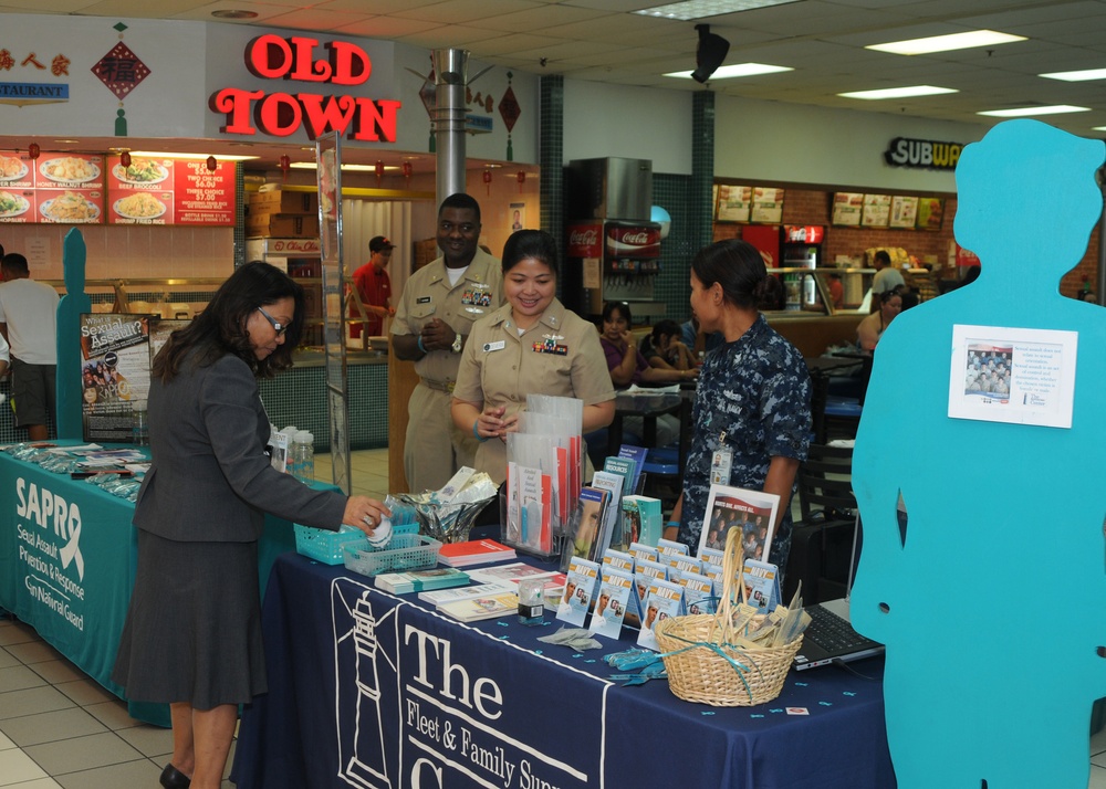 Volunteers promote sexual assault awareness month in Guam