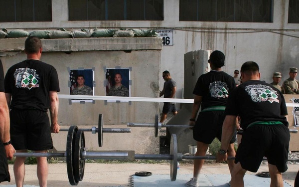 Warhorse soldiers honor fallen through Crossfit