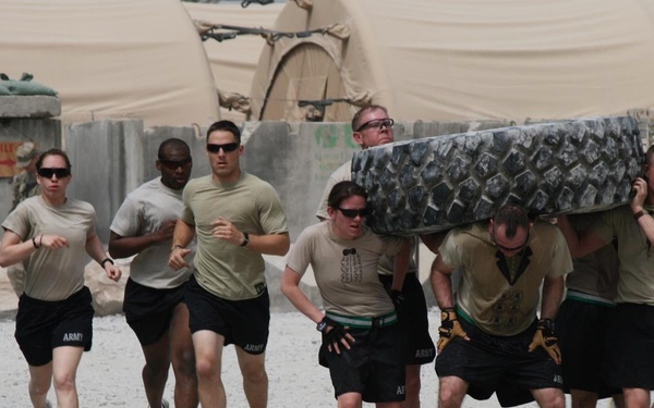 Warhorse soldiers honor fallen through Crossfit