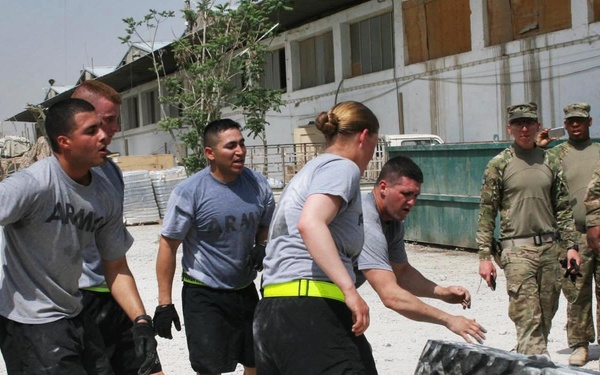 Warhorse soldiers honor fallen through Crossfit