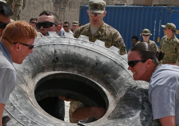 Warhorse soldiers honor fallen through Crossfit