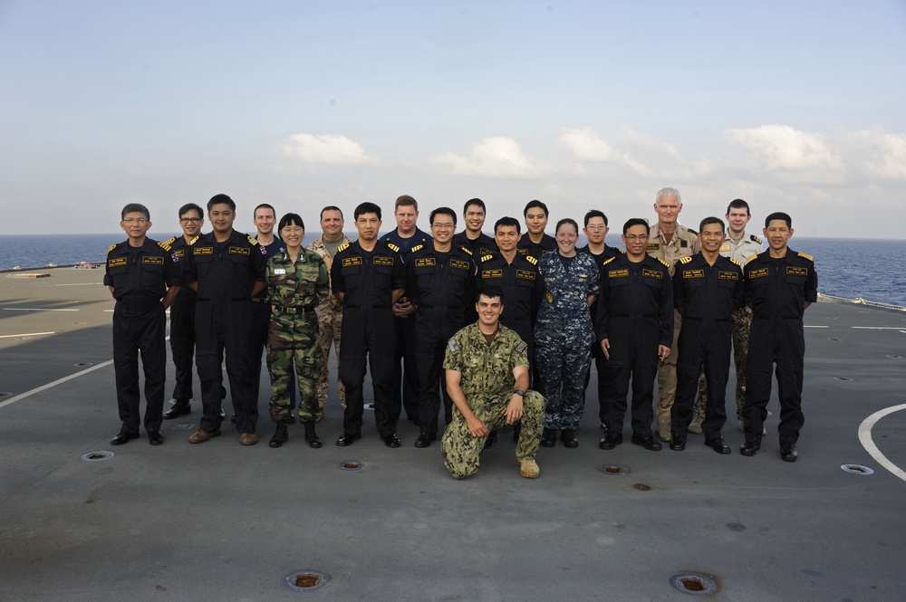 CTF 151 aboard RFA Fort Victoria