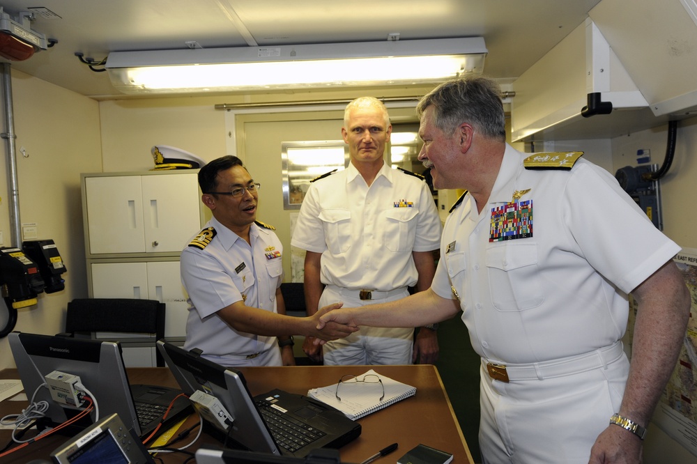 CTF 151 aboard RFA Fort Victoria