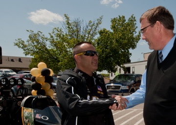 Tony 'The Sarge' Schumacher visits Fort Bragg