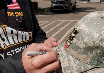 Tony 'The Sarge' Schumacher visits Fort Bragg