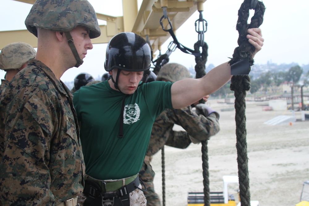 Company C recruits take the high ground