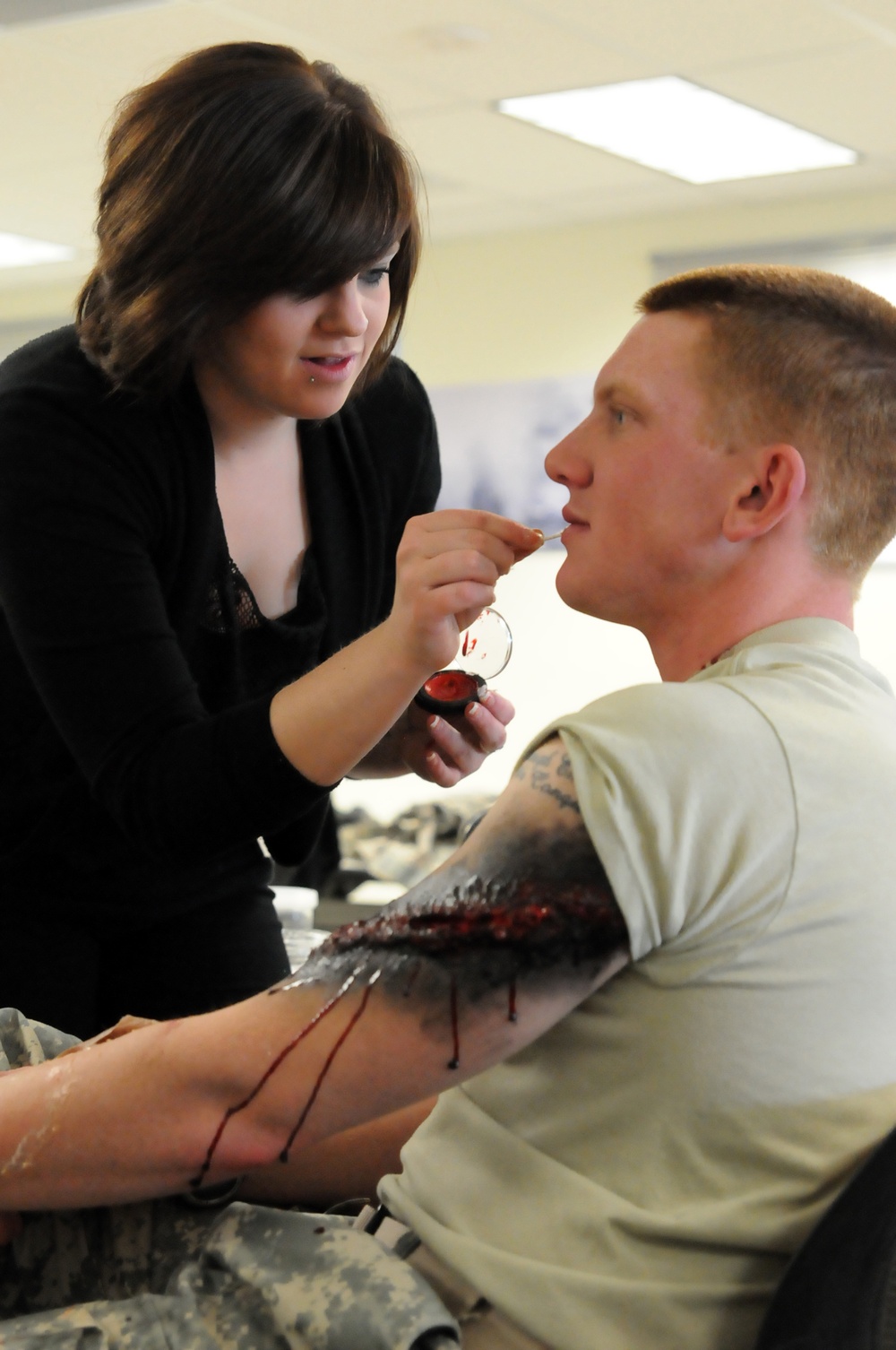 ‘Regulars’ complete realistic medical training to prove their skills