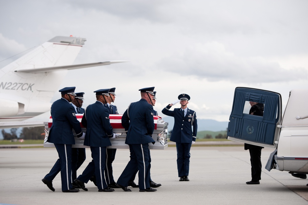 Fallen airman returns home Fallen airman returns home