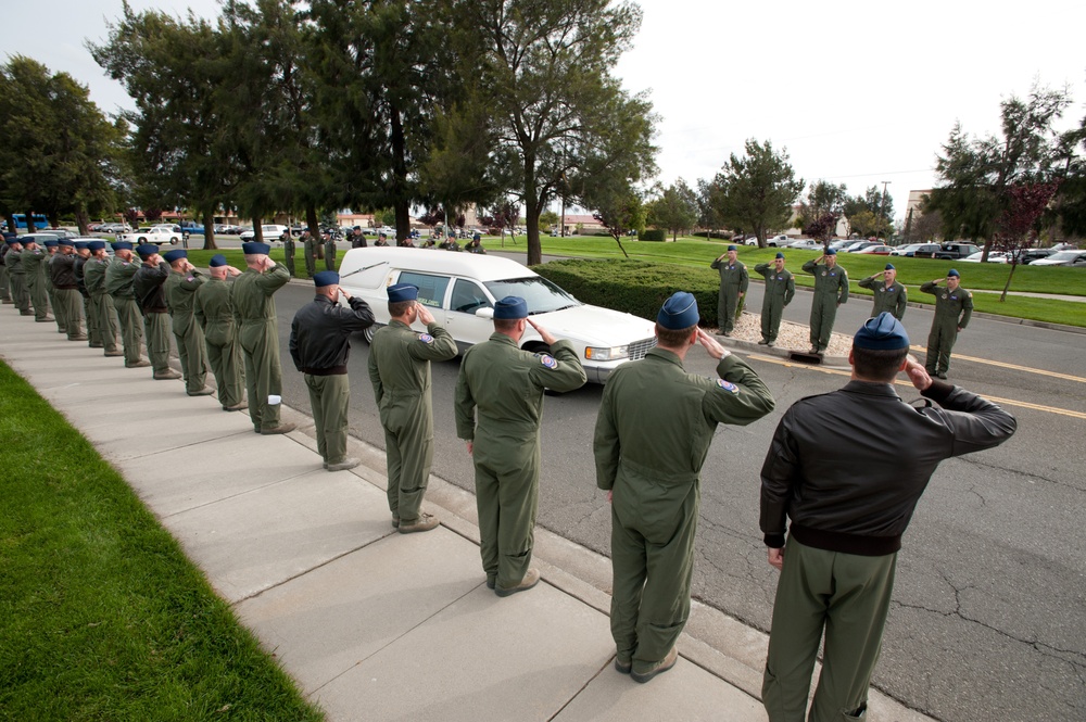 Fallen airman returns home