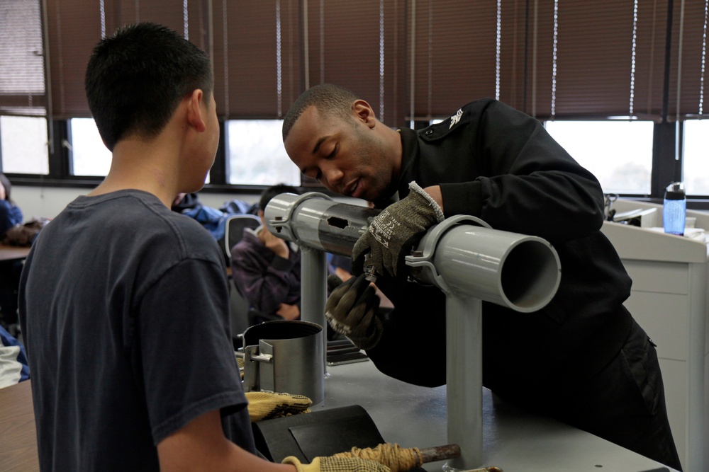 JROTC participates in submarine training