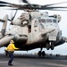 CH-53E Super Stallion departs USS Makin Island