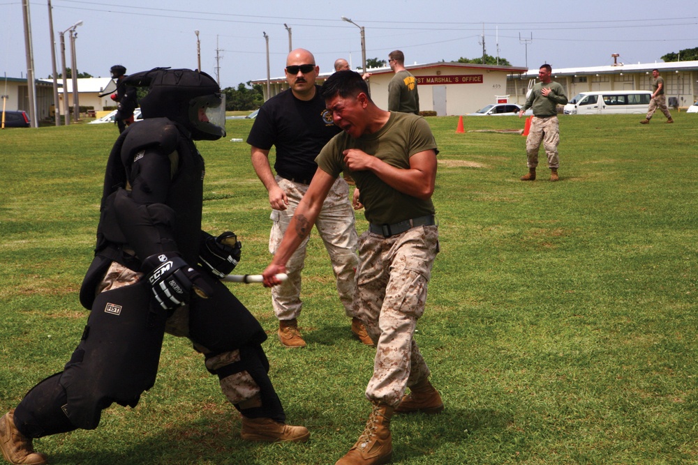Marines conduct security augment force training