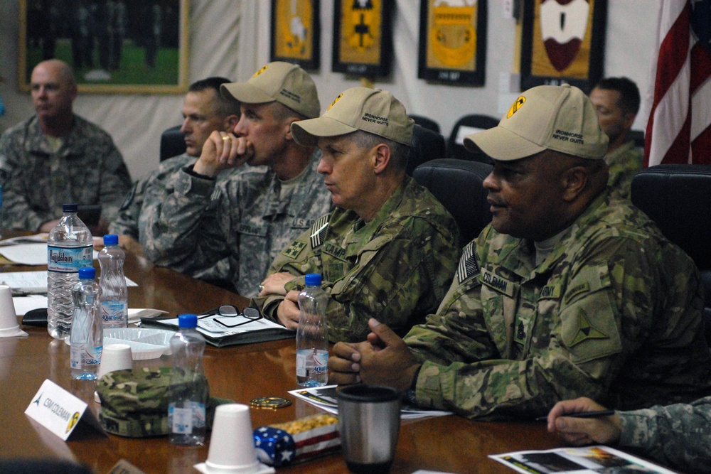 III Corps leadership visits Ironhorse soldiers