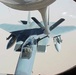 Grand Forks KC-135 refuels F-15 over US on training mission