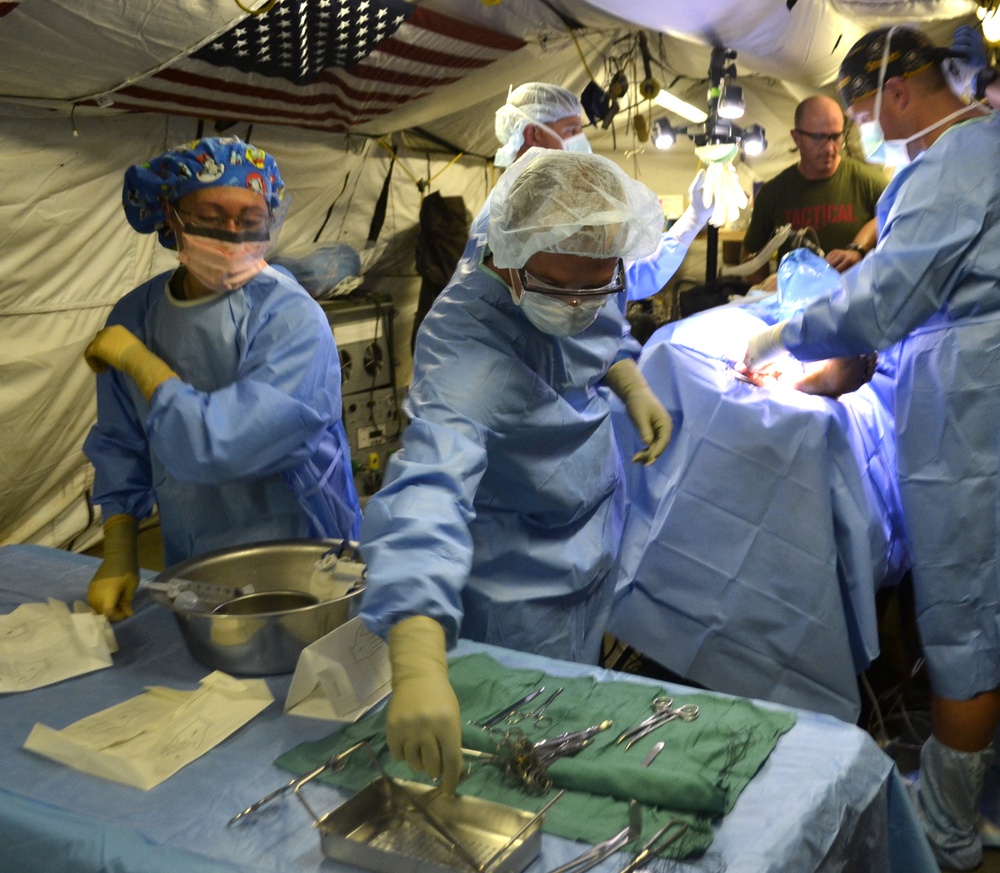 Expeditionary medical teams perform miracles