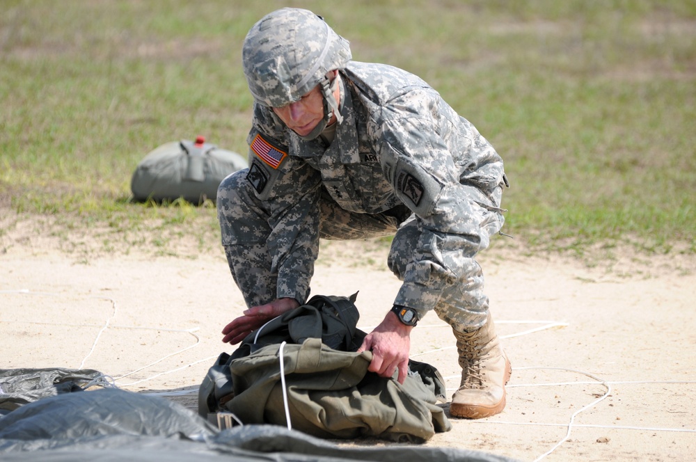 82nd Sustainment Brigade hosts T-11 parachute jump