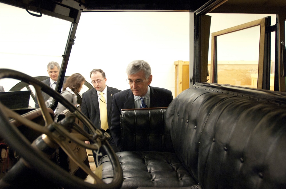 Secretary of the Army John McHugh visits Center of Military History Museum Support Facility