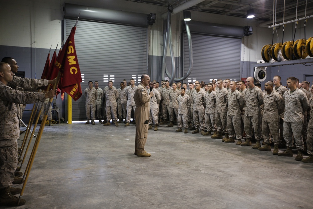Support squadron and aircraft group join forces to accomplish the Marine Corps’ mission