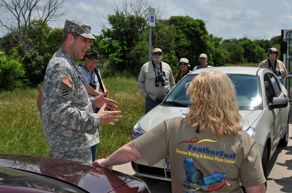 USACE Galveston District’s beneficial use site provides shelter for weary fliers