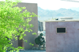 Canadian Army, Marines join forces, assault mock village