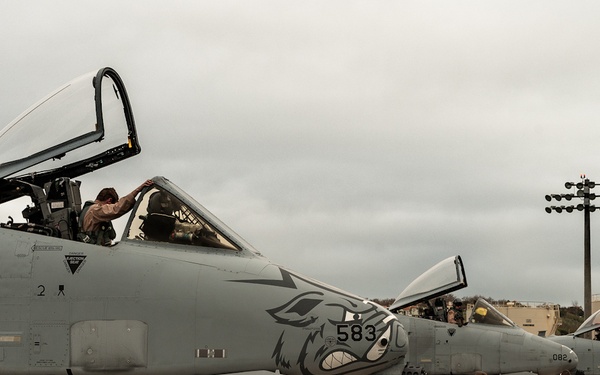 188th Warthogs make pit stop at Lajes Field