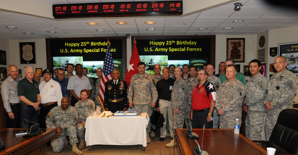 Army South celebrates Special Forces 25th birthday