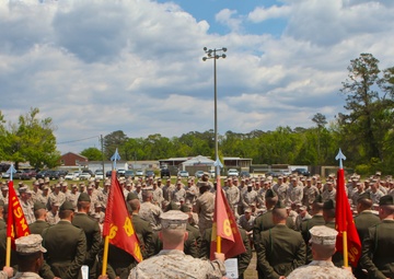 Thirty-one 6th Marine Regiment Marines receive French Fourragere