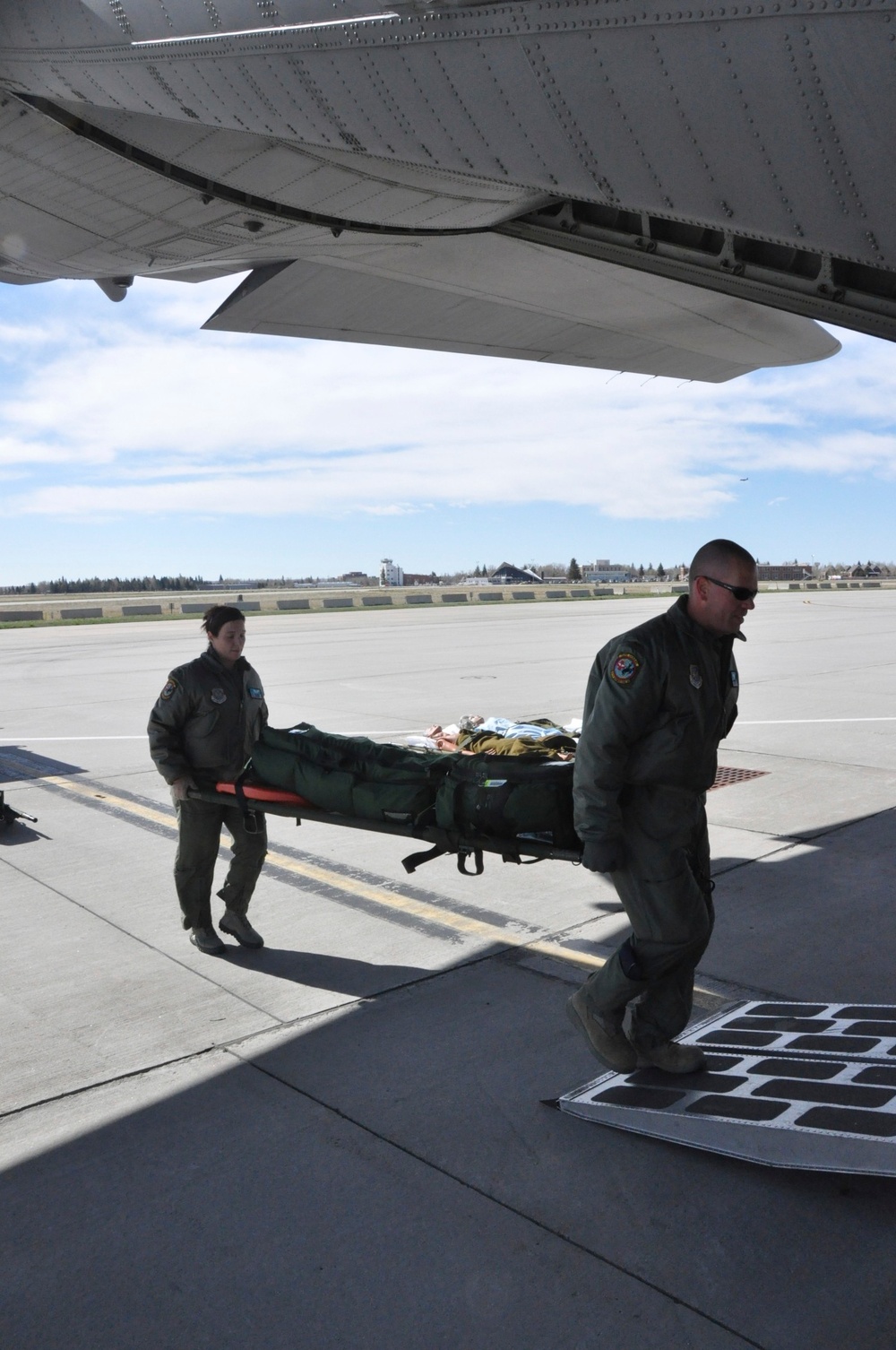 187th Aeromedical Evacuation Squadron training mission