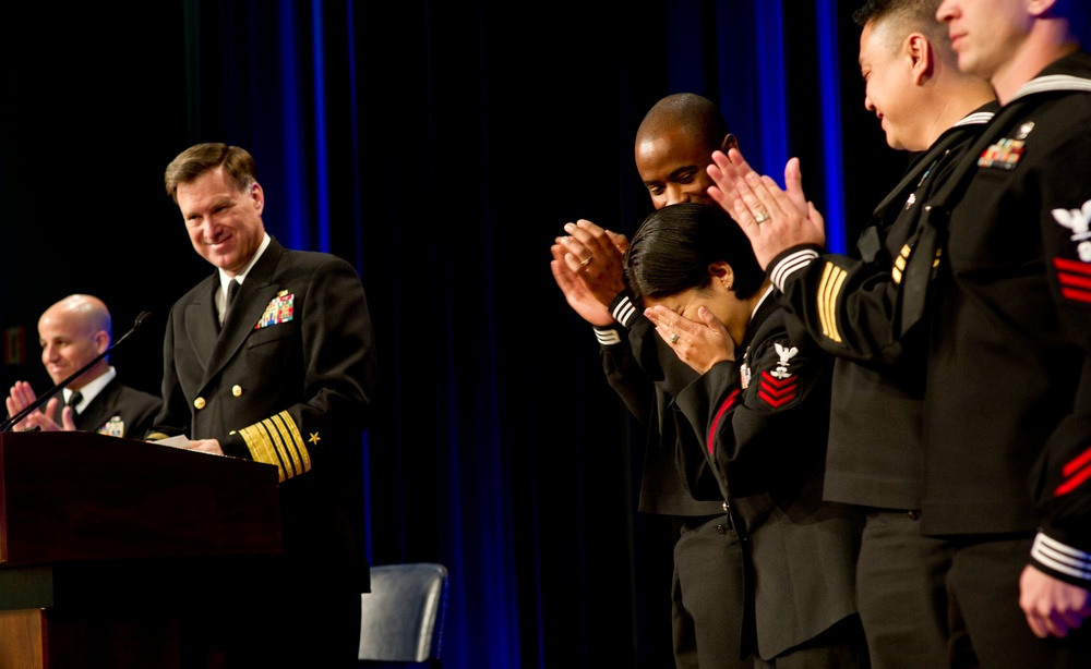 Announcement ceremony of the 2011 Shore Sailor of the Year