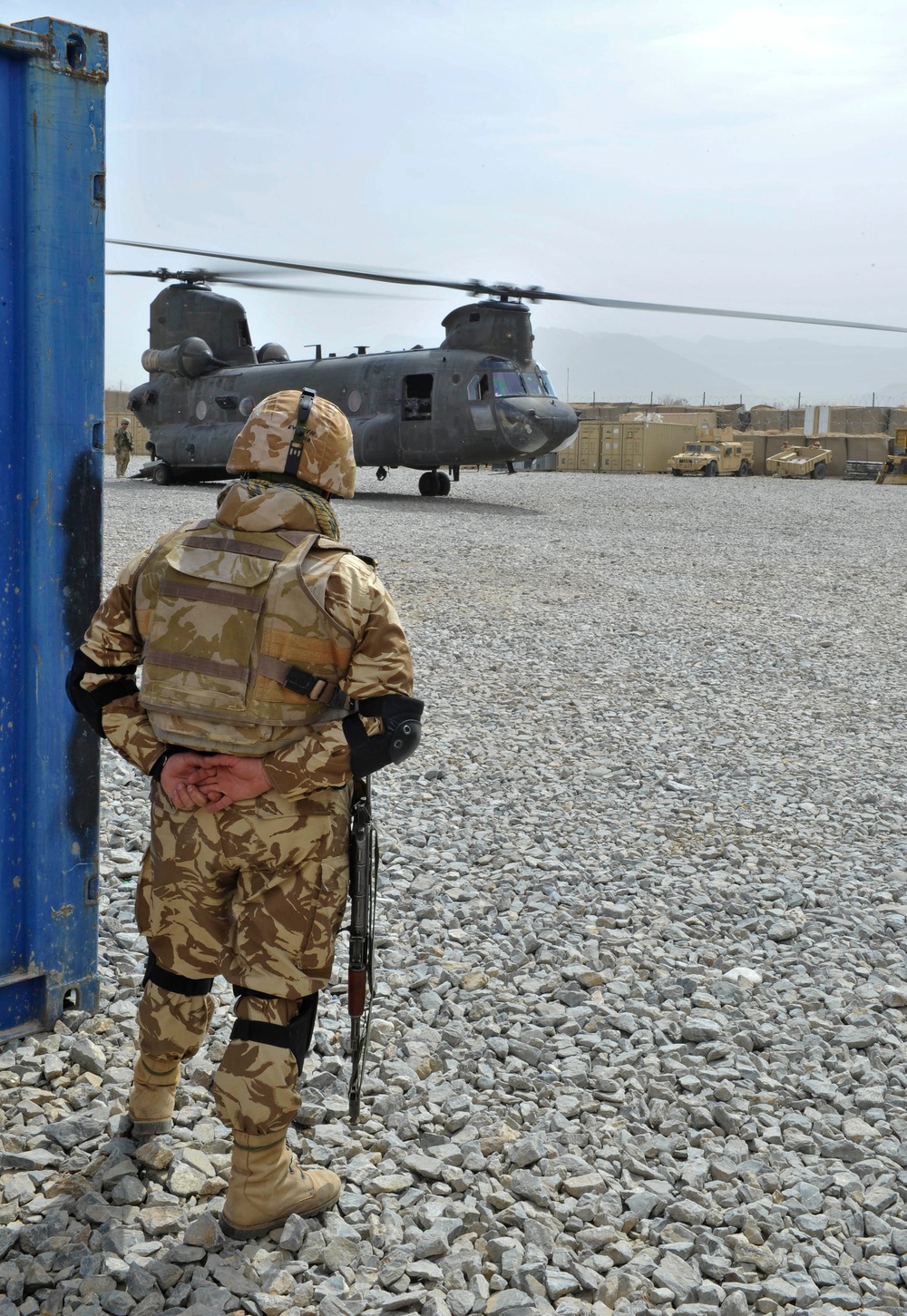 Coalition special operations forces site in Zabul