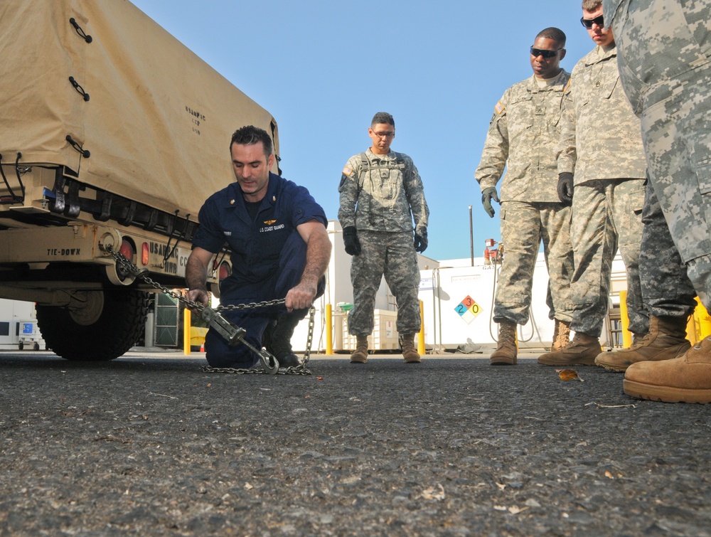USARPAC HAST trains with Coast Guard