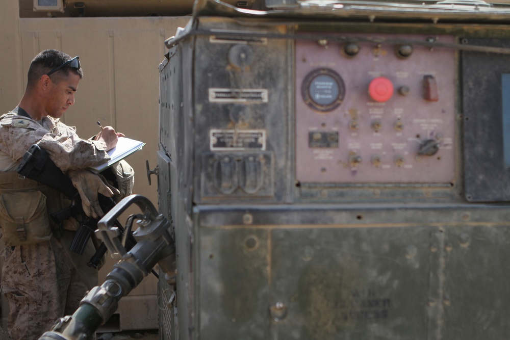 Marine electrician keeps the power on in southern Helmand