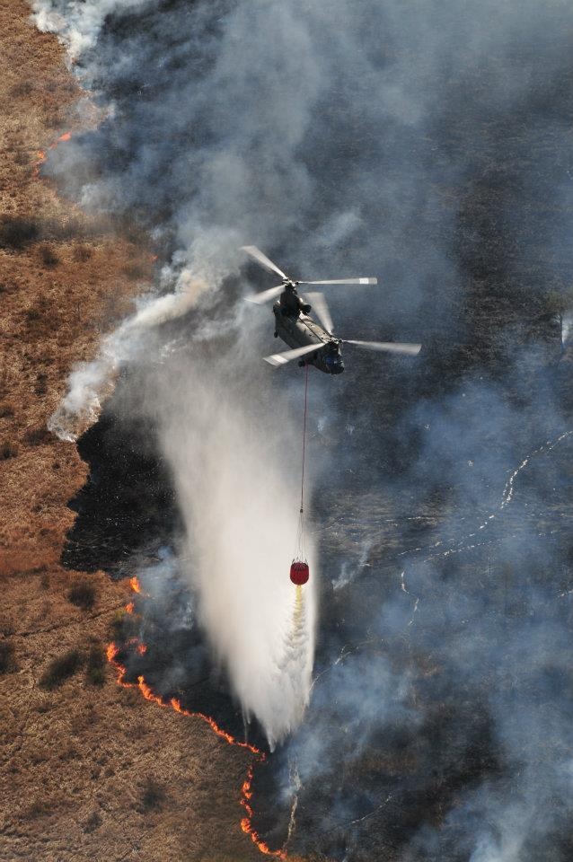 Wildfire fight