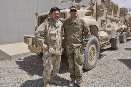 Arocho father and son reunite in Afghanistan