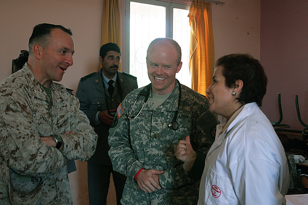 MARFORAF deputy commander visits African Lion 12