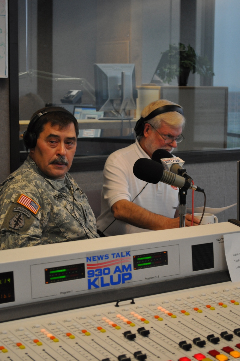 Army South CG speaks with radio host