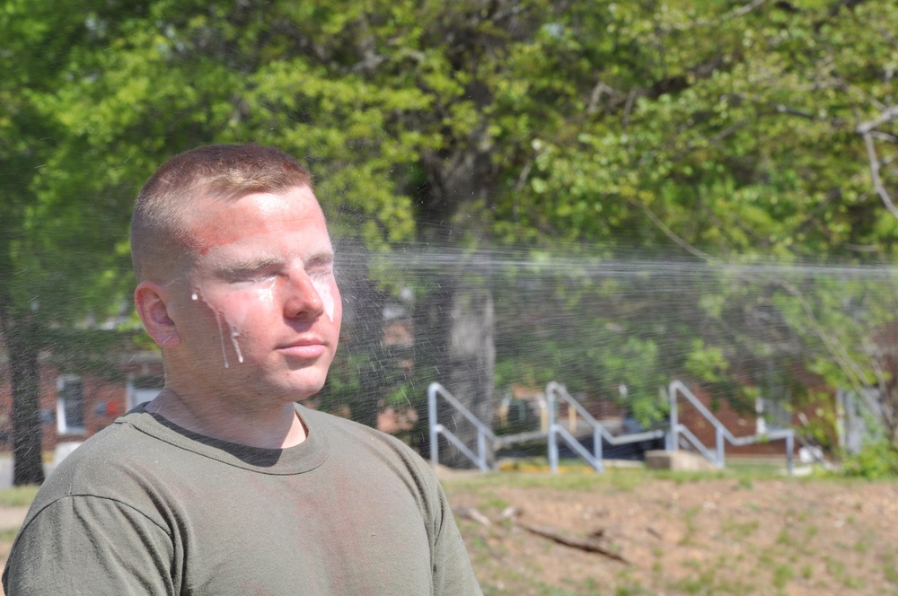 Marines gain confidence after experiencing OC spray