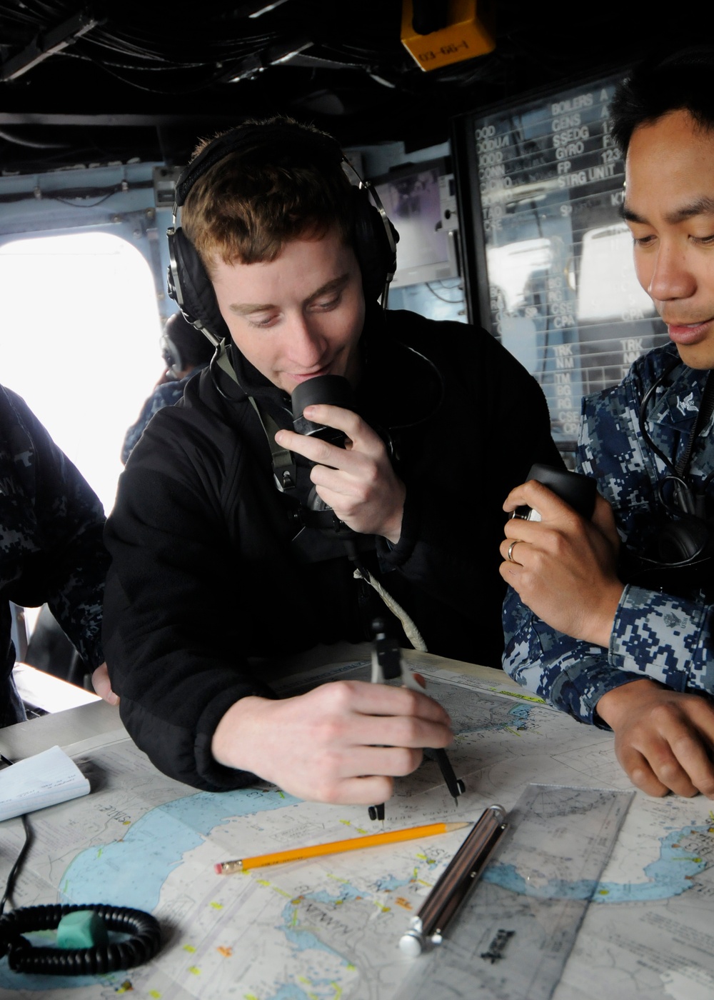 USS Blue Ridge action