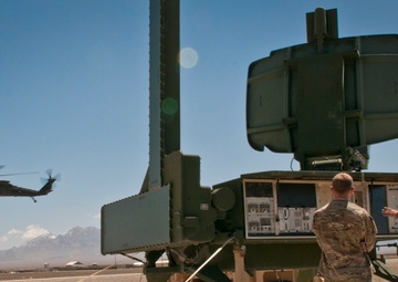 82nd CAB air traffic controllers use brainpower to control FOB Shank skies