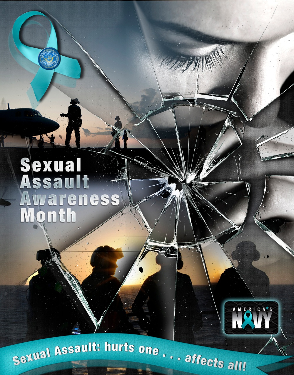 Informational poster about sexual assault awareness